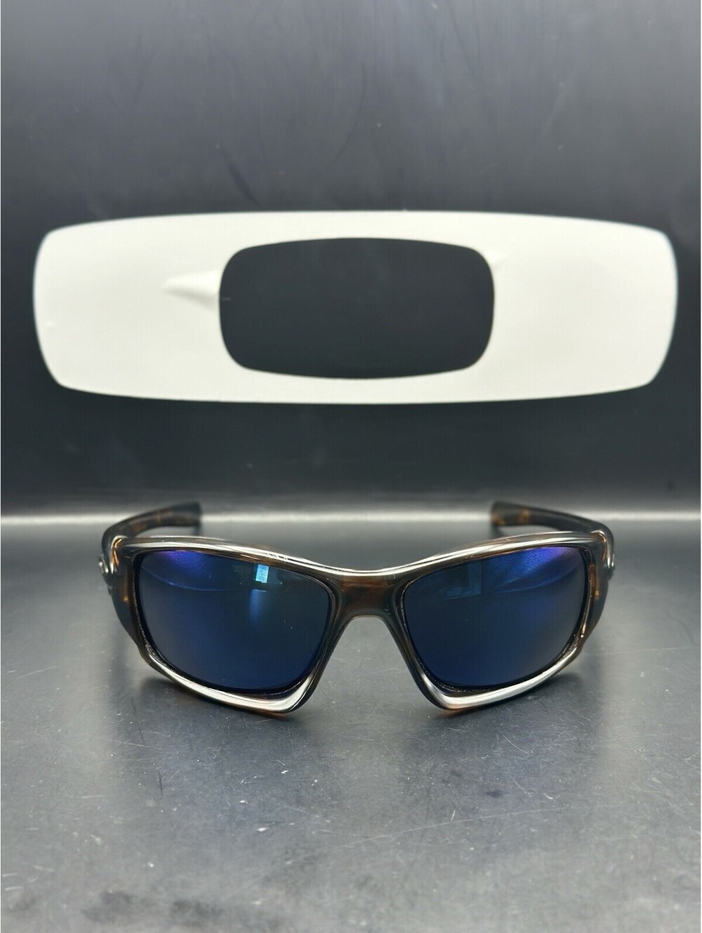 Oakley Ten X Brown Tortoise/Ice Iridium Lenses OO9128-16